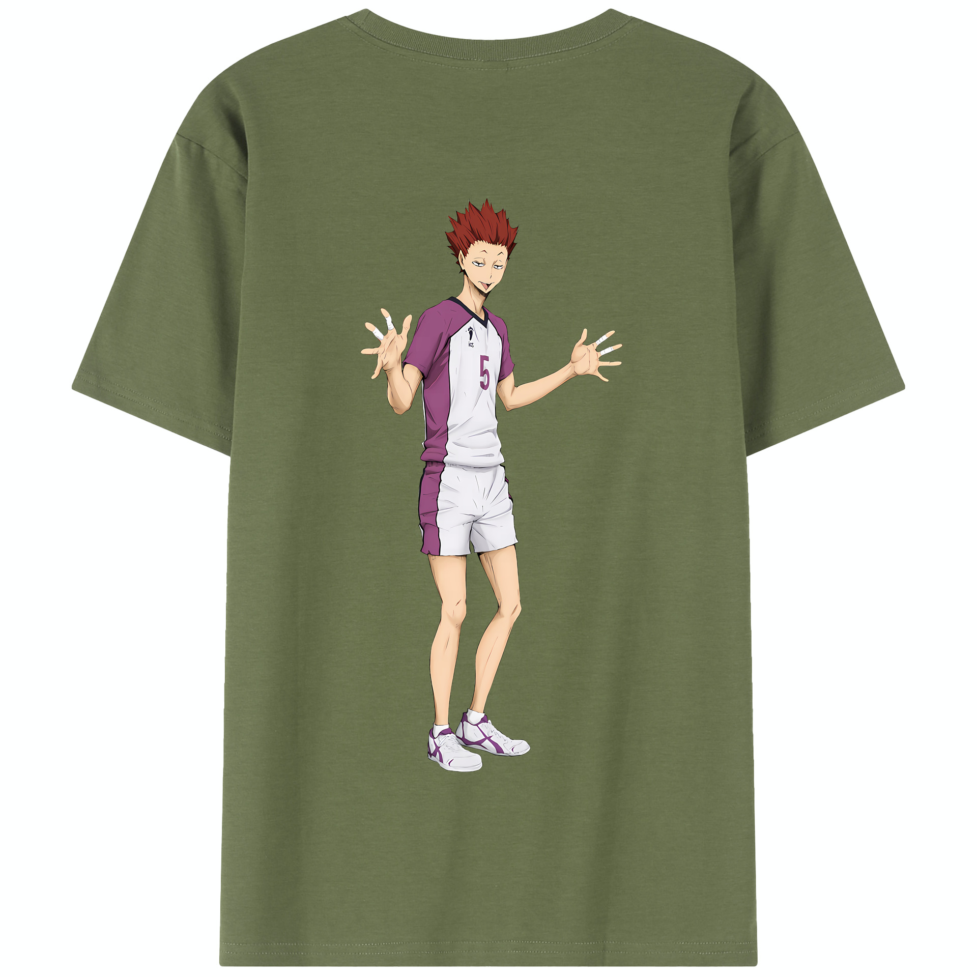 （画像用） ハイキュー!! Haikyu!! 綿100％半袖Tシャツ（背面プリント）